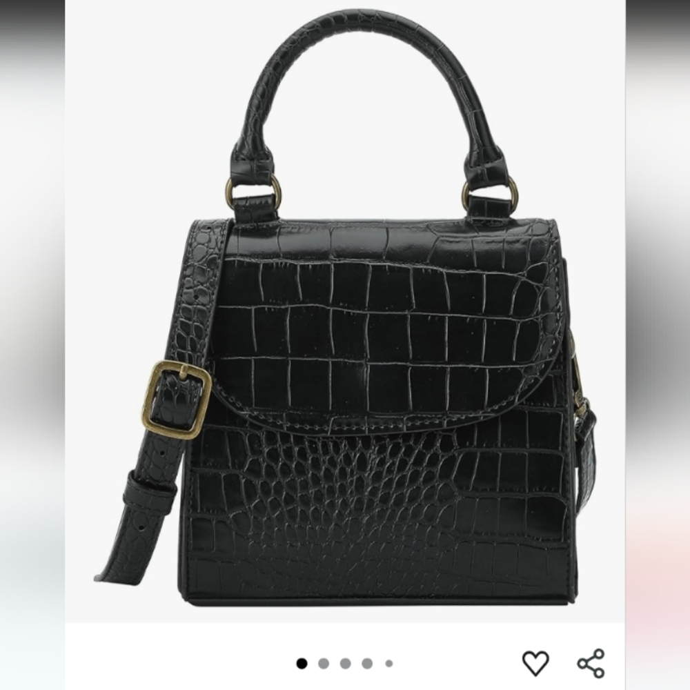The Drop- Black Crossbody Bag